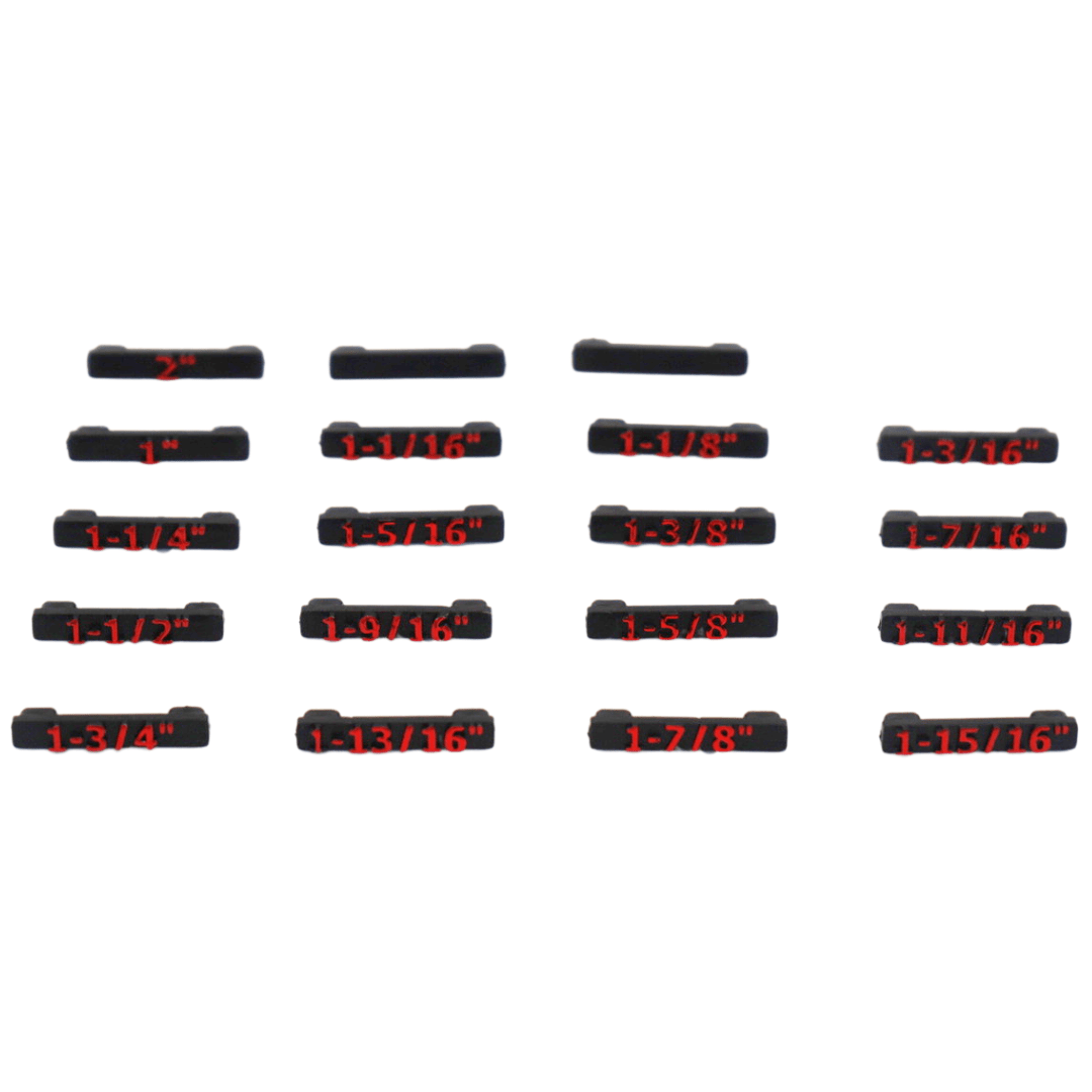 272-Piece Adhesive Socket Labels – Metric, SAE, Torx – Tool Organizer Stickers