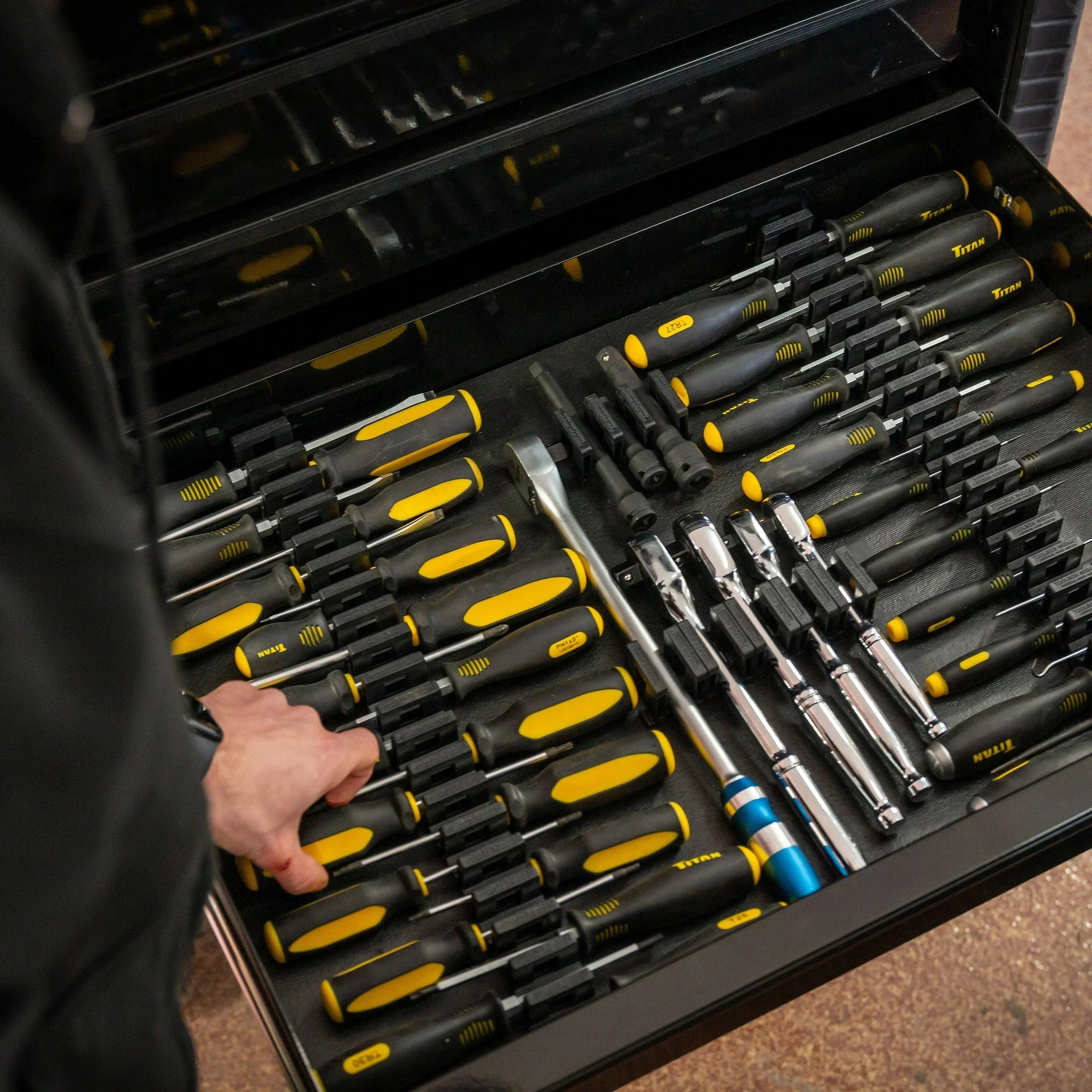 Tool Box Organizer ToolBox Widget - Modular Plier Organizers Kit | Magnetic Plier Holder For Tool Drawer | Tool Plier Organizer Diy