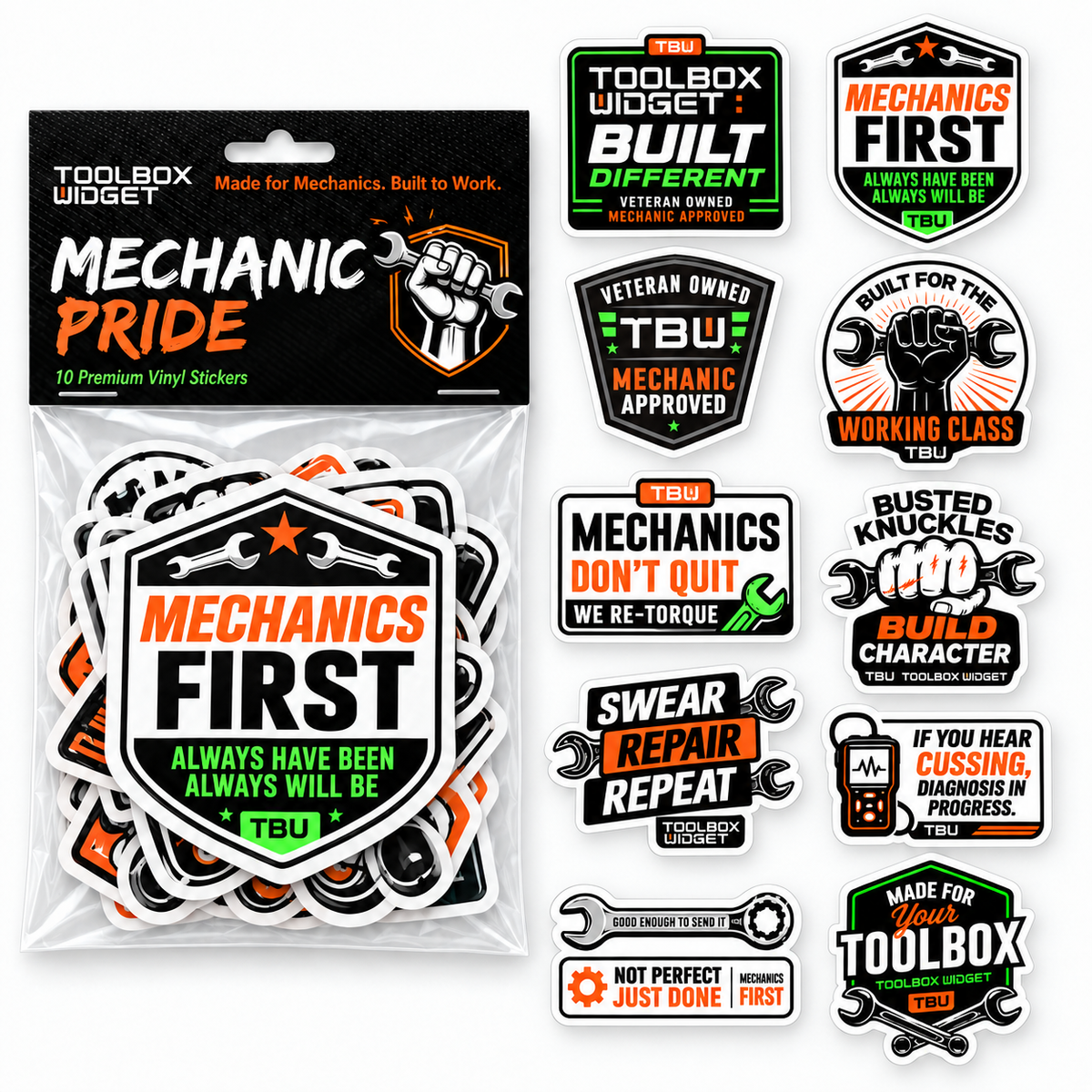 Mechanic Sticker Packs