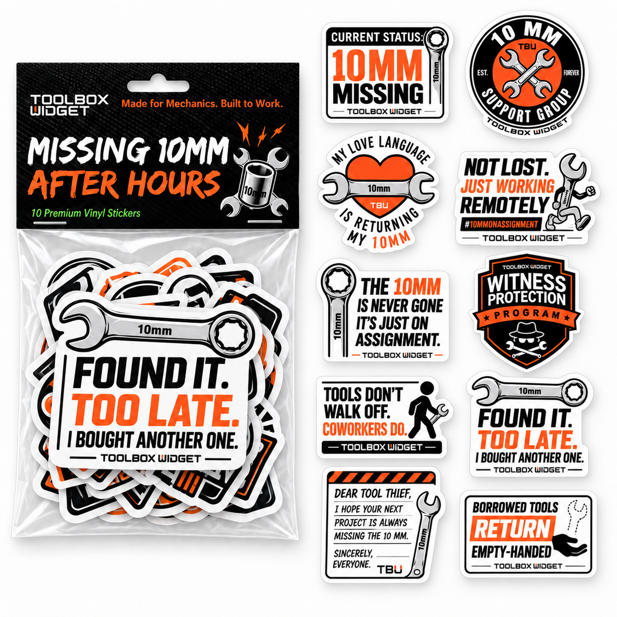 Mechanic Sticker Packs