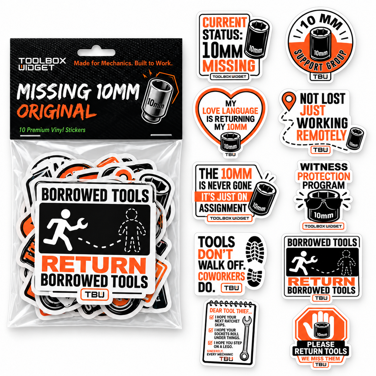 Mechanic Sticker Packs