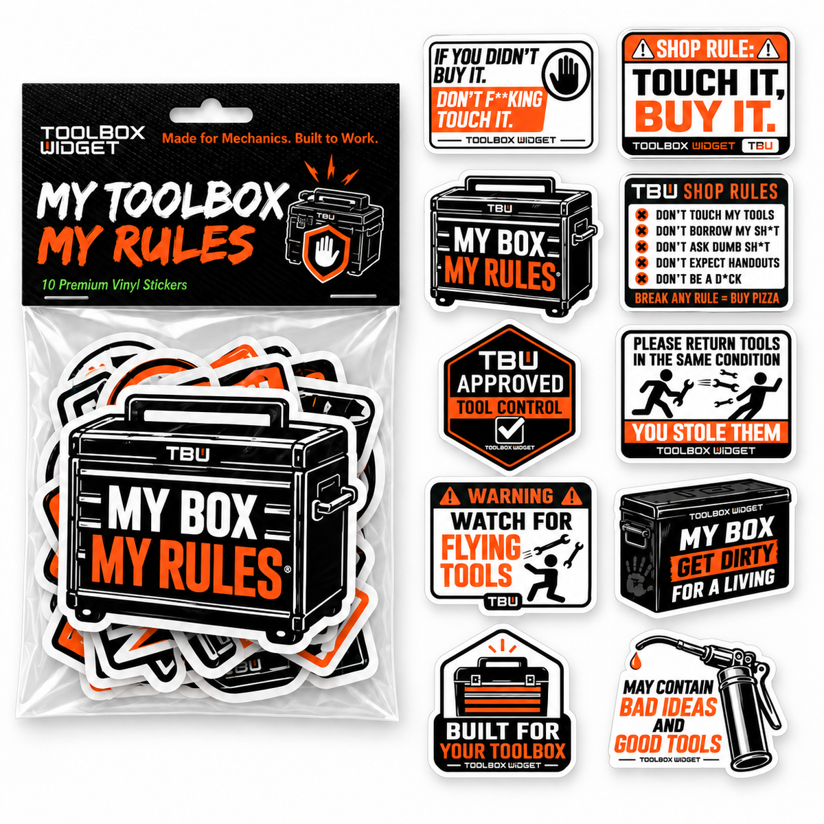 Mechanic Sticker Packs