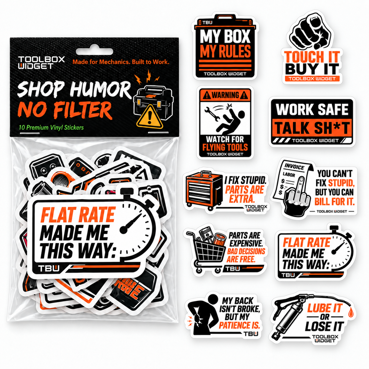 Mechanic Sticker Packs