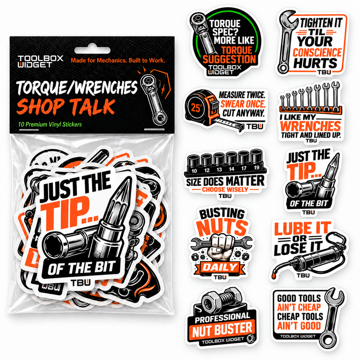 Mechanic Sticker Packs