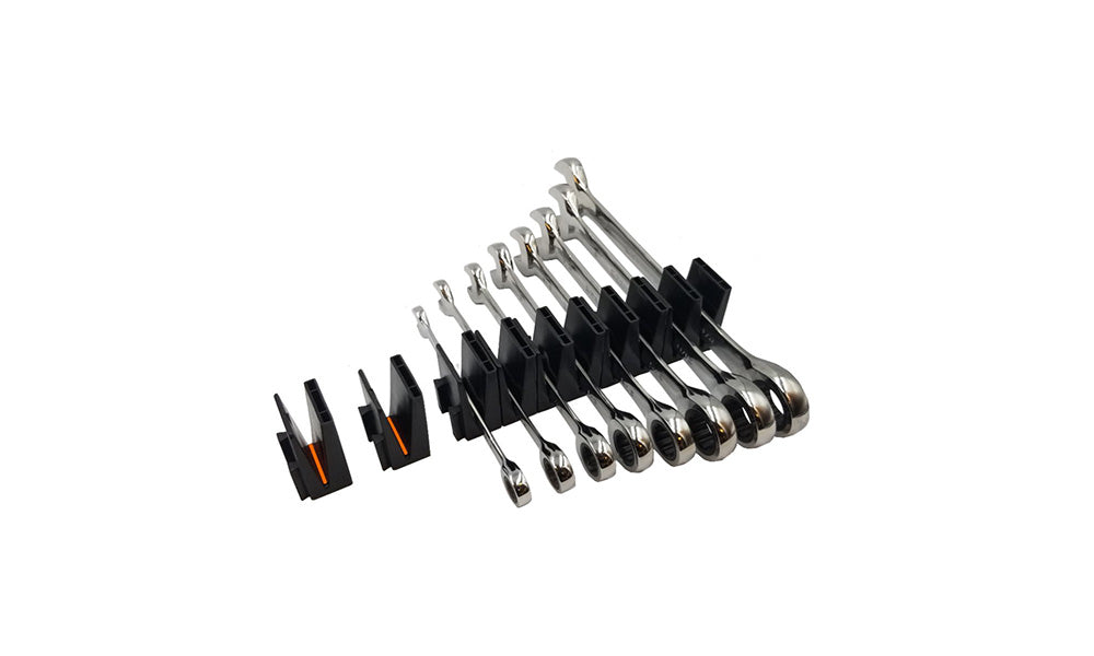 Plier vertical wrench organizers