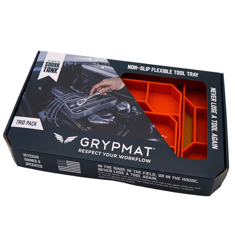 Grypmat Plus - TRIO - Toolbox Widget USA, Grypmat, Grip mat, Tool Mat, Toolbox Widget, Tool Box Widget, Non-slip, Tool caddy, Tool tote