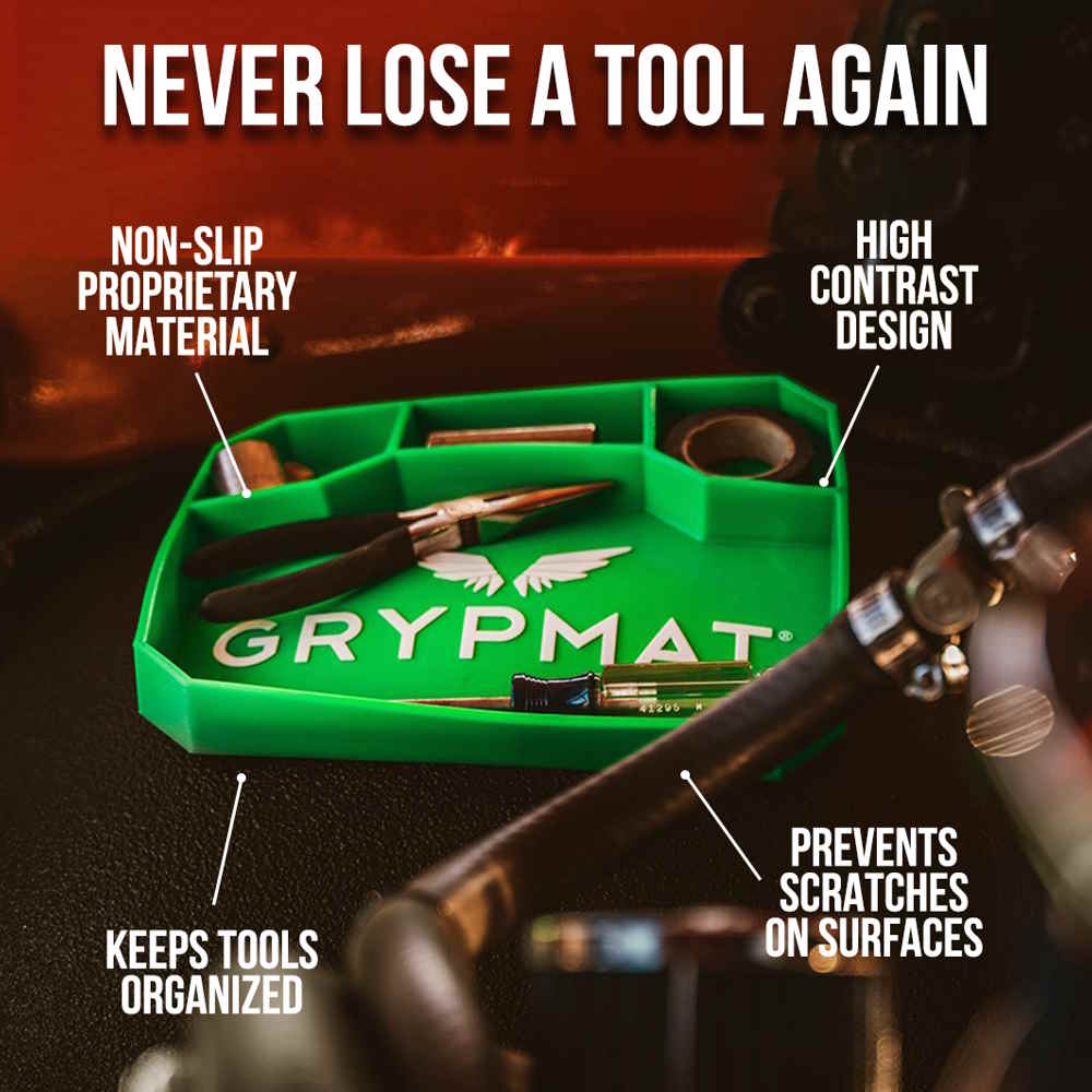 Grypmat Plus - TRIO - Toolbox Widget USA, Grypmat, Grip mat, Tool Mat, Toolbox Widget, Tool Box Widget, Non-slip, Tool caddy, Tool tote