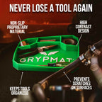 Grypmat Plus - TRIO - Toolbox Widget USA, Grypmat, Grip mat, Tool Mat, Toolbox Widget, Tool Box Widget, Non-slip, Tool caddy, Tool tote