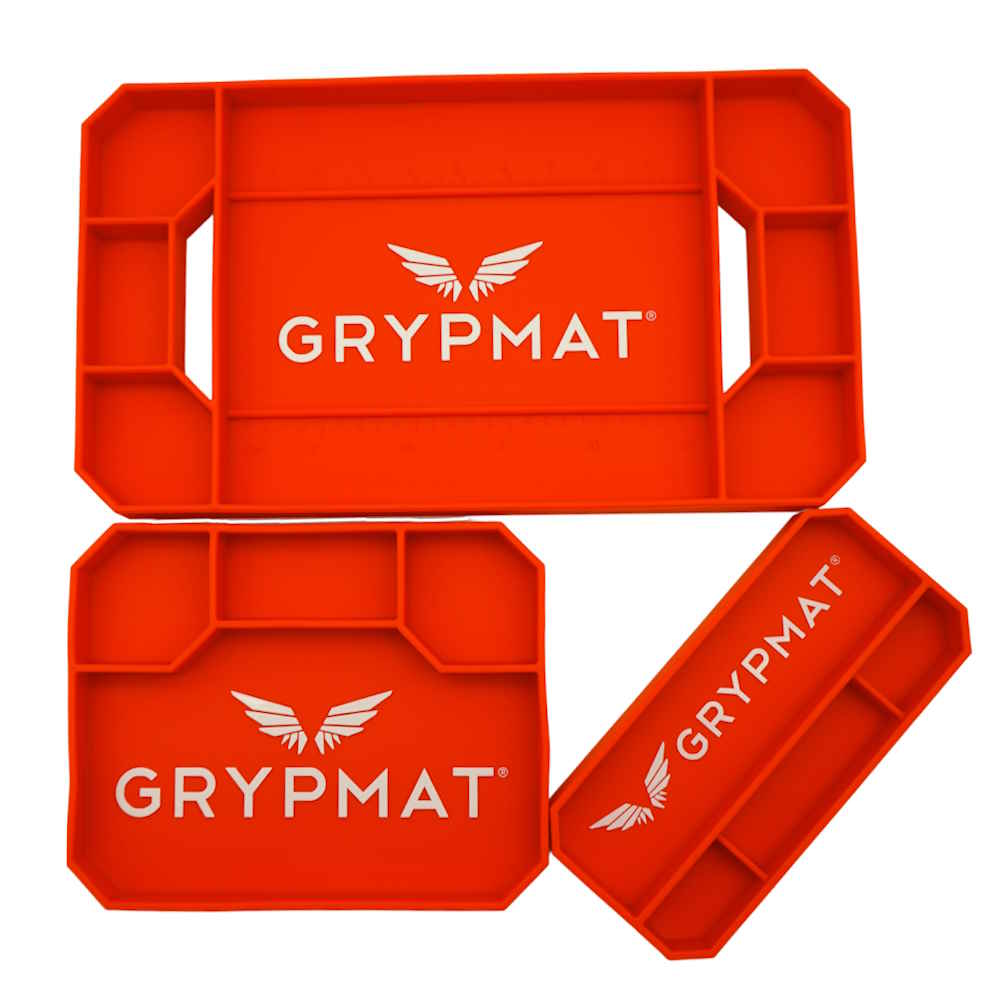 Grypmat Plus - TRIO - Toolbox Widget USA, Grypmat, Grip mat, Tool Mat, Toolbox Widget, Tool Box Widget, Non-slip, Tool caddy, Tool tote