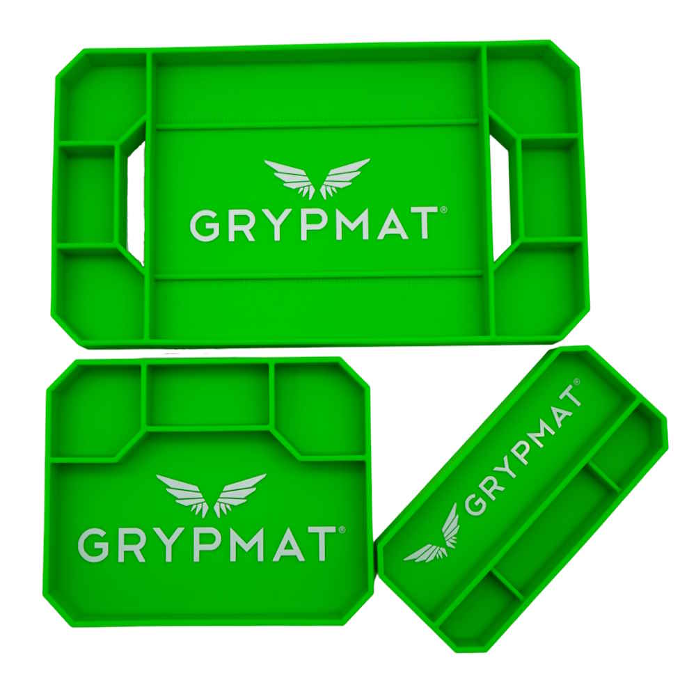 Grypmat Plus - TRIO - Toolbox Widget USA, Grypmat, Grip mat, Tool Mat, Toolbox Widget, Tool Box Widget, Non-slip, Tool caddy, Tool tote