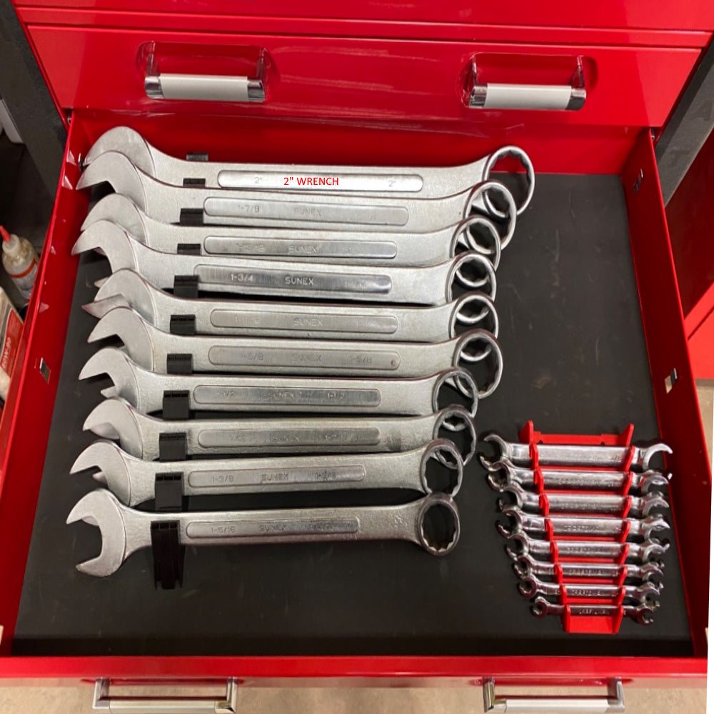 14 Piece Wrench Organizer Rack