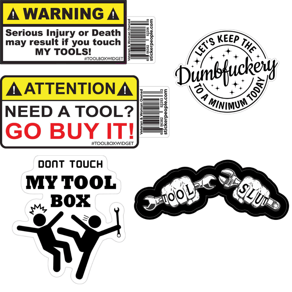Buy Our Mechanic Stickers Collections | Toolbox Widget – Toolbox Widget USA