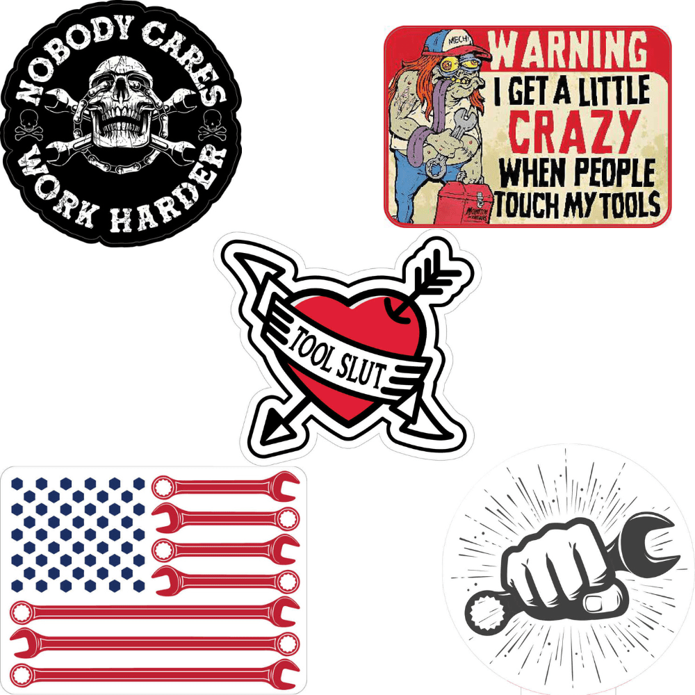 Angry Mechanic Sticker Buy Our Mechanic Stickers Collections | Toolbox Widget – Toolbox Widget USA