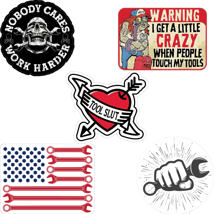 Buy Our Mechanic Stickers Collections | Toolbox Widget – Toolbox Widget USA