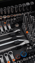 3/8" Socket Organizers - Toolbox Widget USA Socket Organizer, Socket Organization, Toolbox Widget, Tool Box Widget, Tool Organization, Socket Holder, Socket Tray