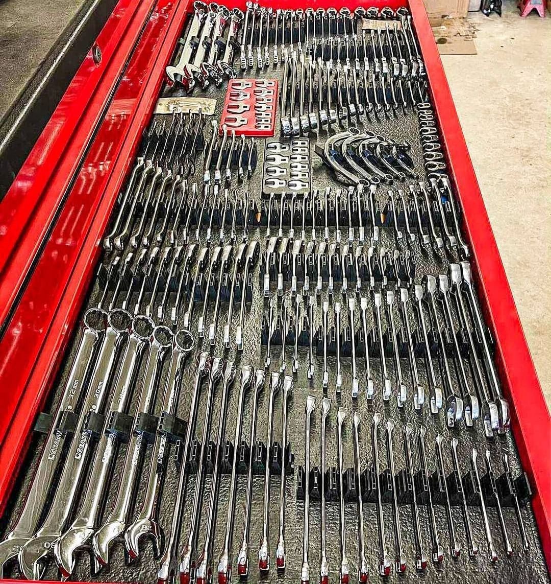 Vertical on sale wrench organizer