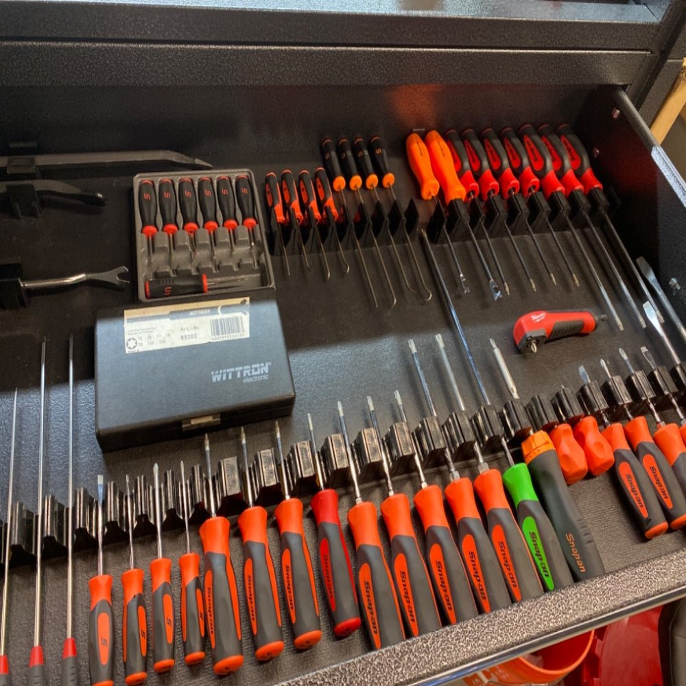 Pro - Screwdriver Organizers - Toolbox Widget USA, Screwdriver Organizer, Screwdriver Organization, Toolbox Widget, Tool Box Widget, Tool Organization, Screwdriver Holder