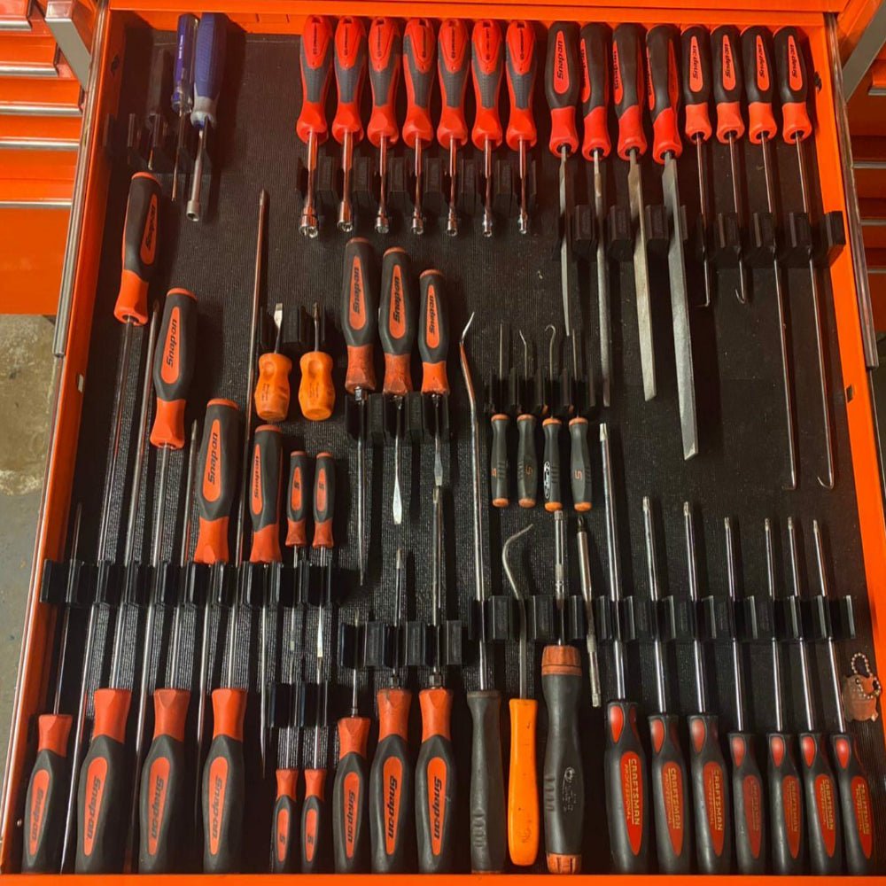 Pro - Screwdriver Organizers - Toolbox Widget USA, Screwdriver Organizer, Screwdriver Organization, Toolbox Widget, Tool Box Widget, Tool Organization, Screwdriver Holder